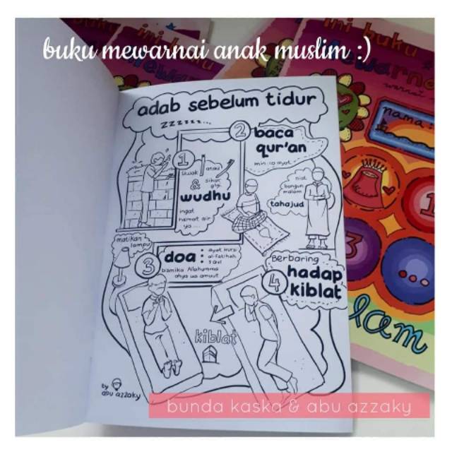 Detail Buku Mewarnai Islami Nomer 6