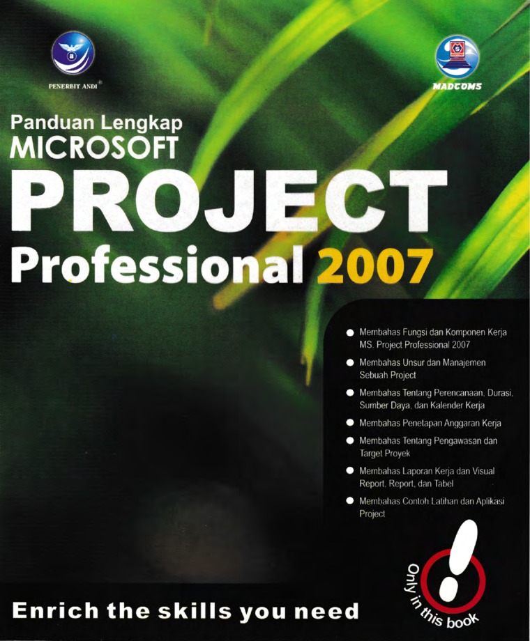 Detail Buku Microsoft Project Nomer 10