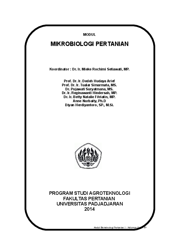 Detail Buku Mikrobiologi Pertanian Nomer 20