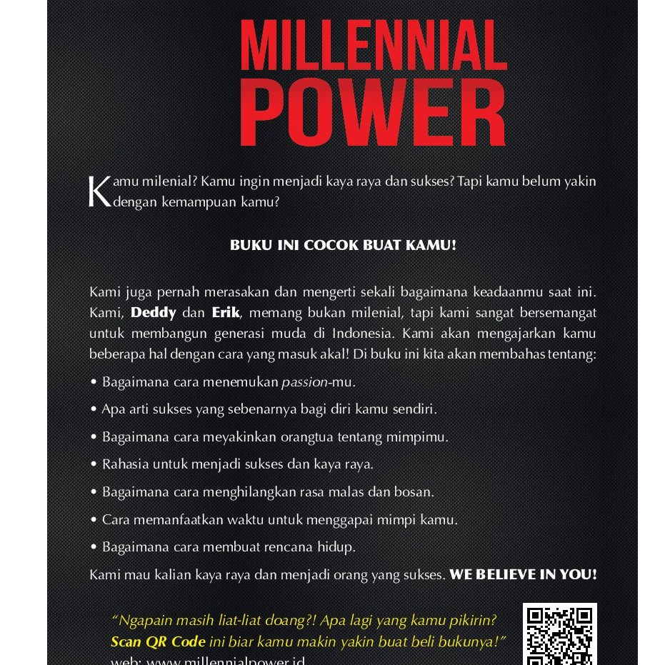 Detail Buku Milenial Power Nomer 15