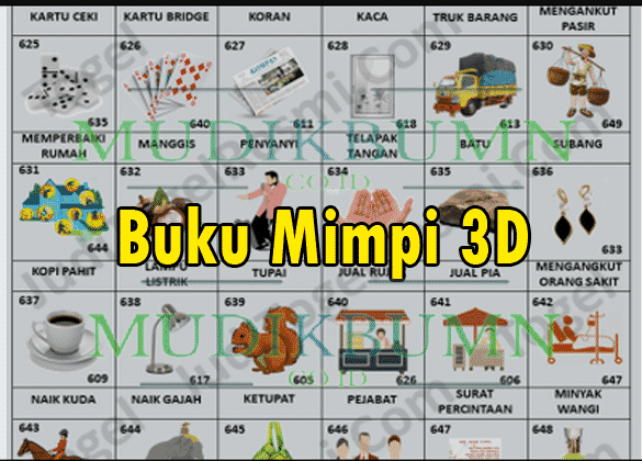 Detail Buku Mimpi 3d Abjad Lengkap Nomer 33