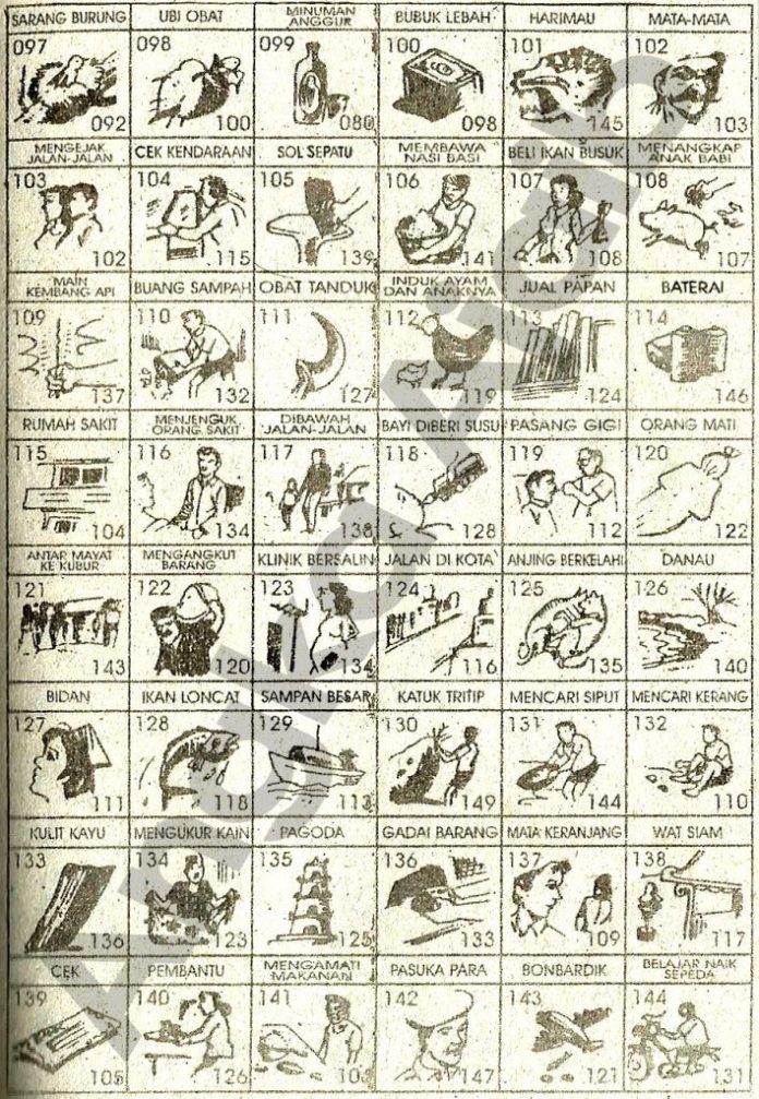Detail Buku Mimpi 3d Tongkat Nomer 6