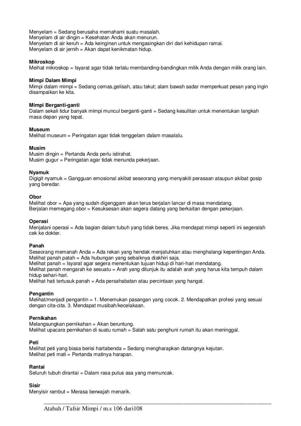 Detail Buku Mimpi 3d Tongkat Nomer 41