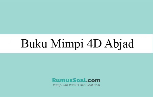 Detail Buku Mimpi 4d Abjad Preman Nomer 10