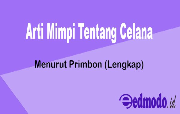 Detail Buku Mimpi Celana Panjang Nomer 14