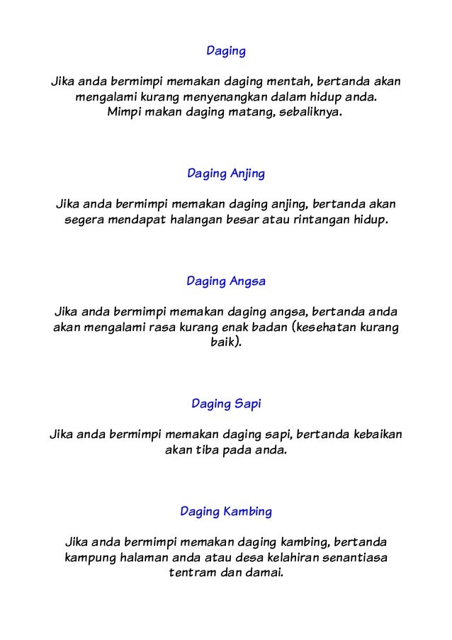 Detail Buku Mimpi Domba Nomer 35