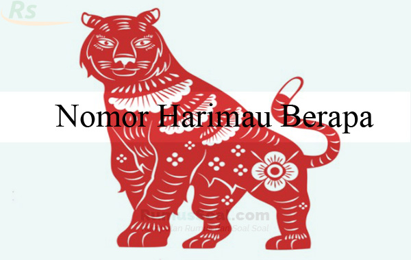 Detail Buku Mimpi Harimau 2d Nomer 3