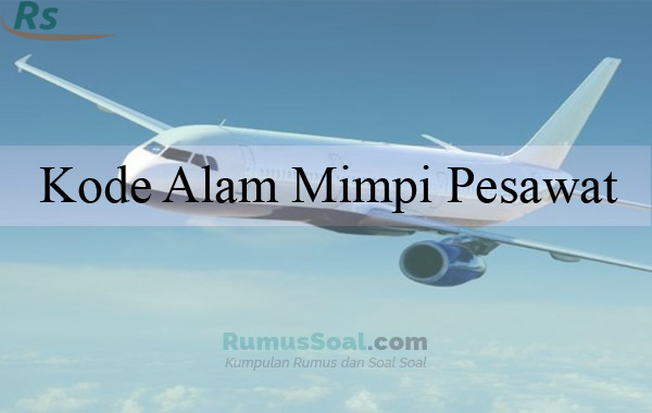 Detail Buku Mimpi Pesawat Terbang Nomer 2