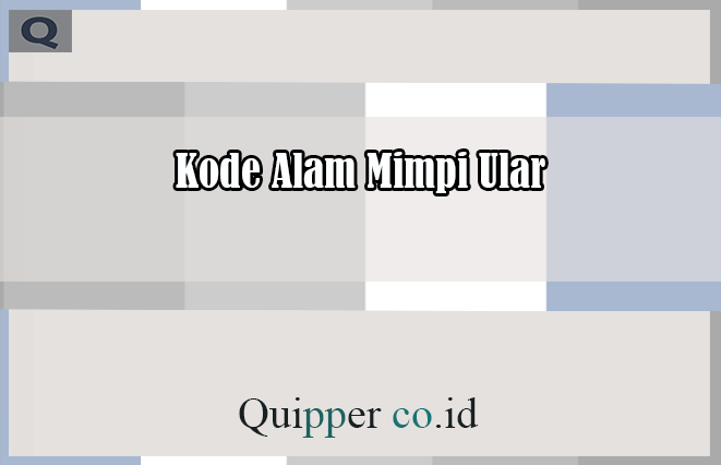 Detail Buku Mimpi Ular 2d Nomer 50