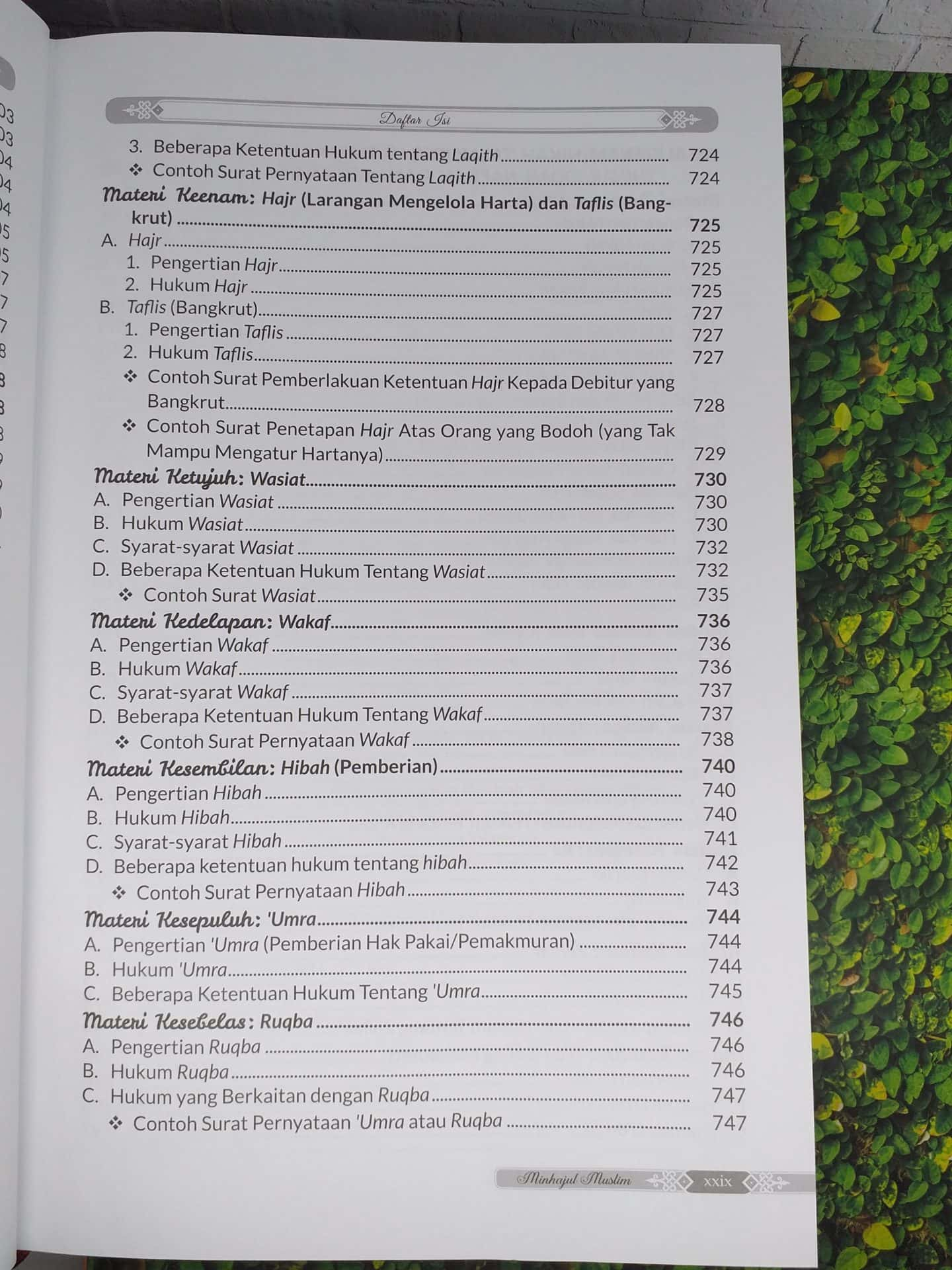 Detail Buku Minhajul Muslim Nomer 38