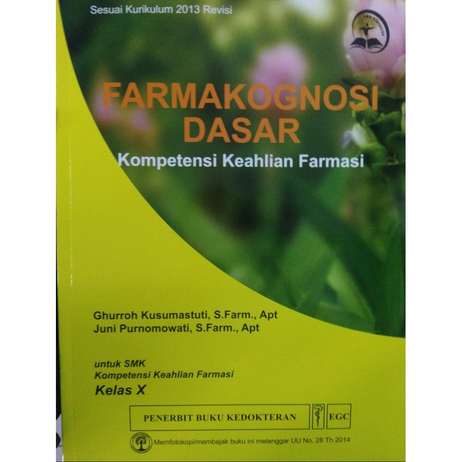 Detail Buku Mmi Farmakognosi Nomer 33