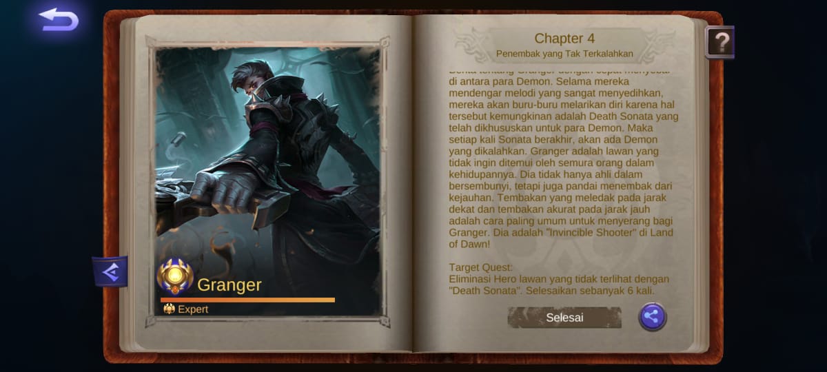 Detail Buku Mobile Legend Nomer 30