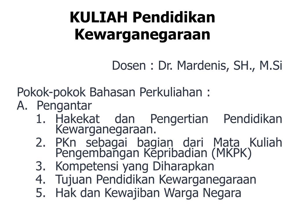 Detail Buku Modul Kuliah Pendidikan Kewarganegaraan Nomer 20