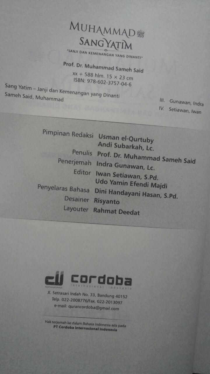 Detail Buku Muhammad Sang Yatim Nomer 32