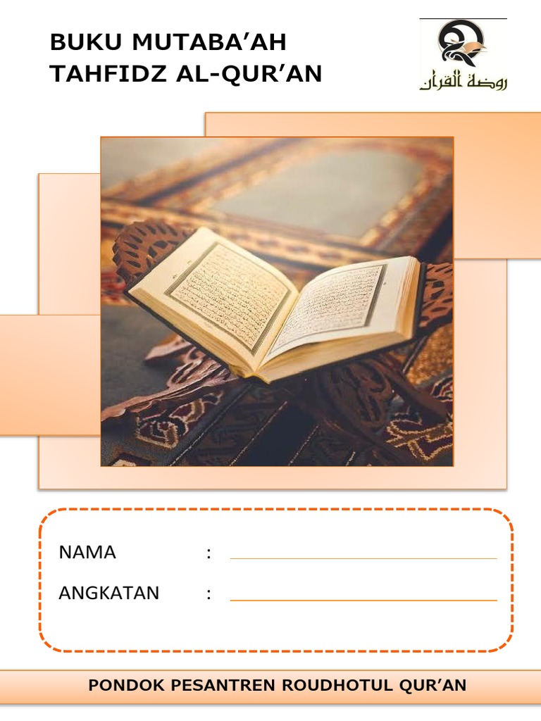 Detail Buku Mutabaah Tahfidz Nomer 6