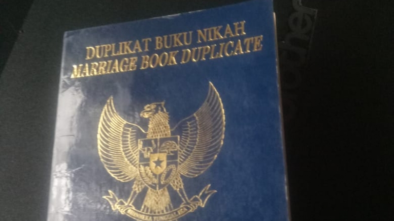 Detail Buku Nikah Duplikat Nomer 4