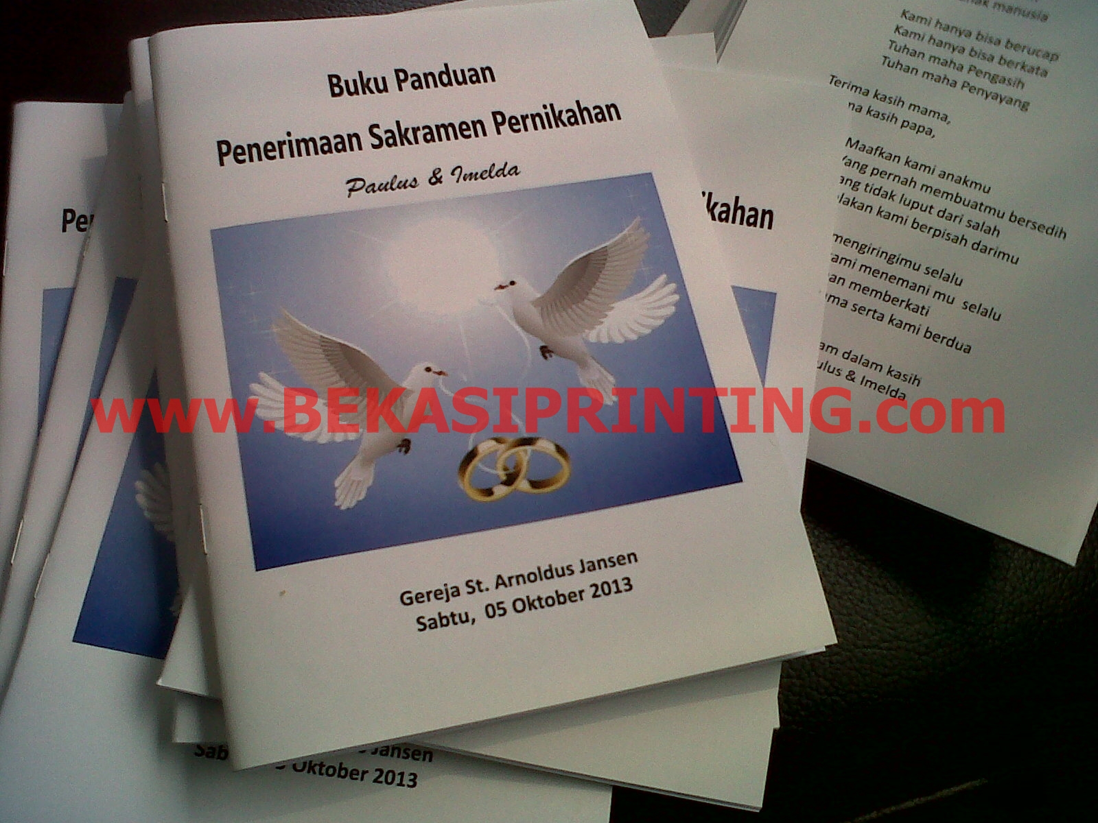 Detail Buku Nikah Katolik Nomer 38