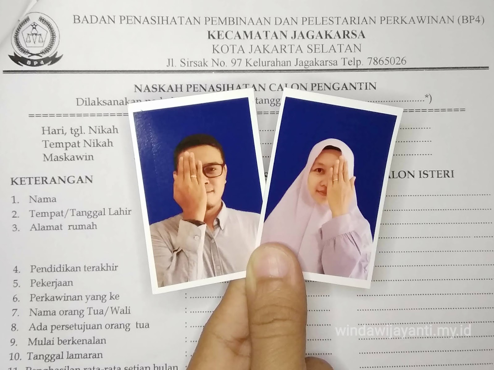 Detail Buku Nikah Tahun 2020 Nomer 25