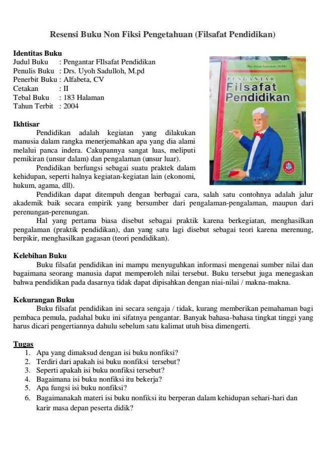 Detail Buku Non Fiksi Tentang Pendidikan Nomer 17