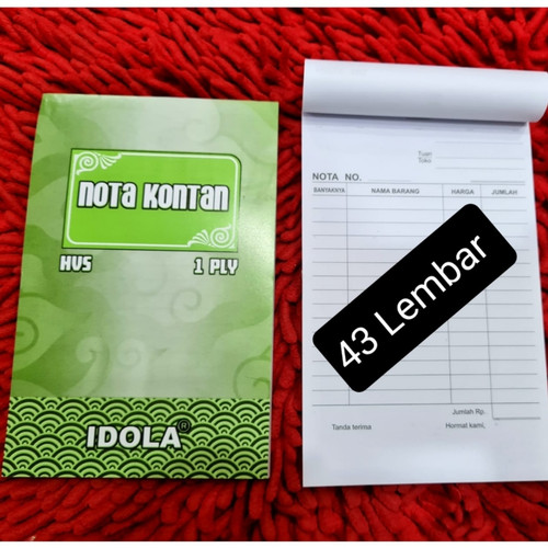 Detail Buku Nota Bon Nomer 36