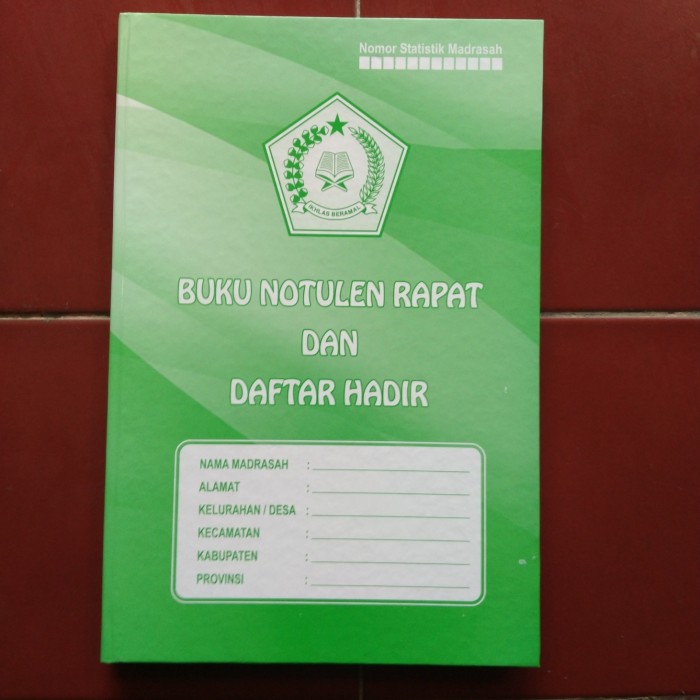 Detail Buku Notulen Rapat Nomer 41