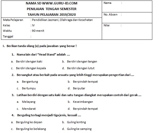 Detail Buku Olahraga Kelas 4 Kurikulum 2013 Nomer 15