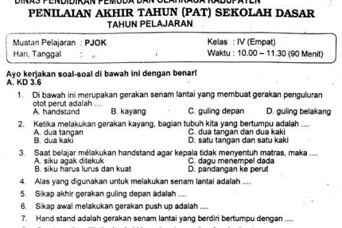 Detail Buku Olahraga Kelas 4 Kurikulum 2013 Nomer 46