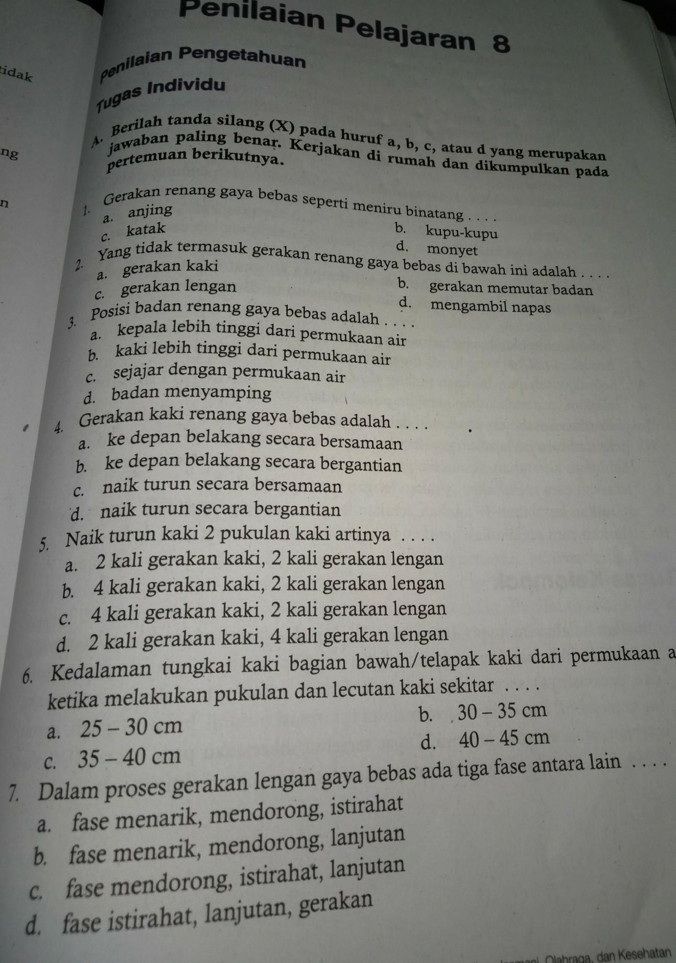 Detail Buku Olahraga Kelas 7 Nomer 21