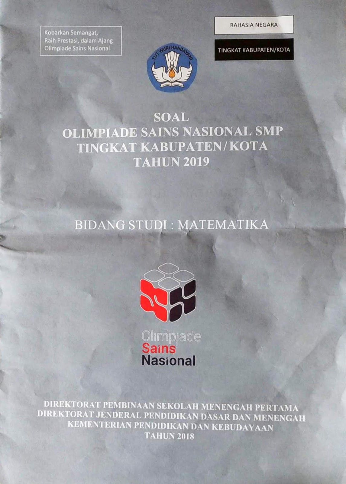 Detail Buku Olimpiade Matematika Smp Nomer 31