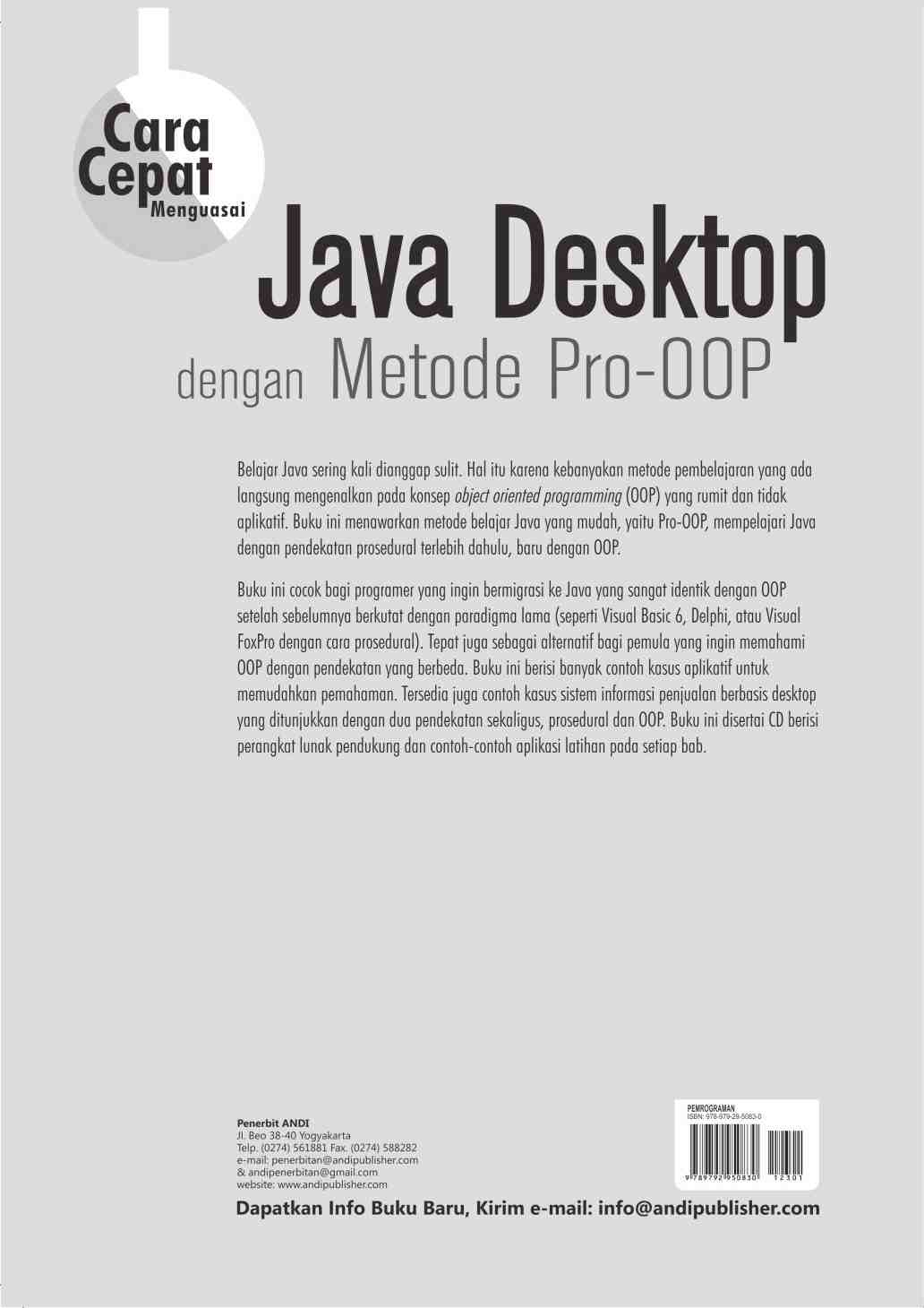 Detail Buku Oop Java Nomer 35