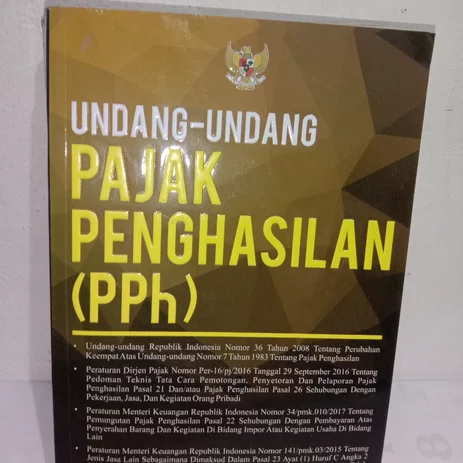 Detail Buku Pajak Penghasilan Terbaru Nomer 29