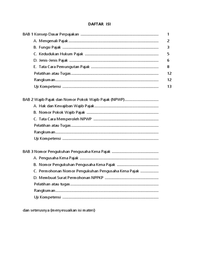 Detail Buku Paket Administrasi Pajak Kelas 11 Nomer 20