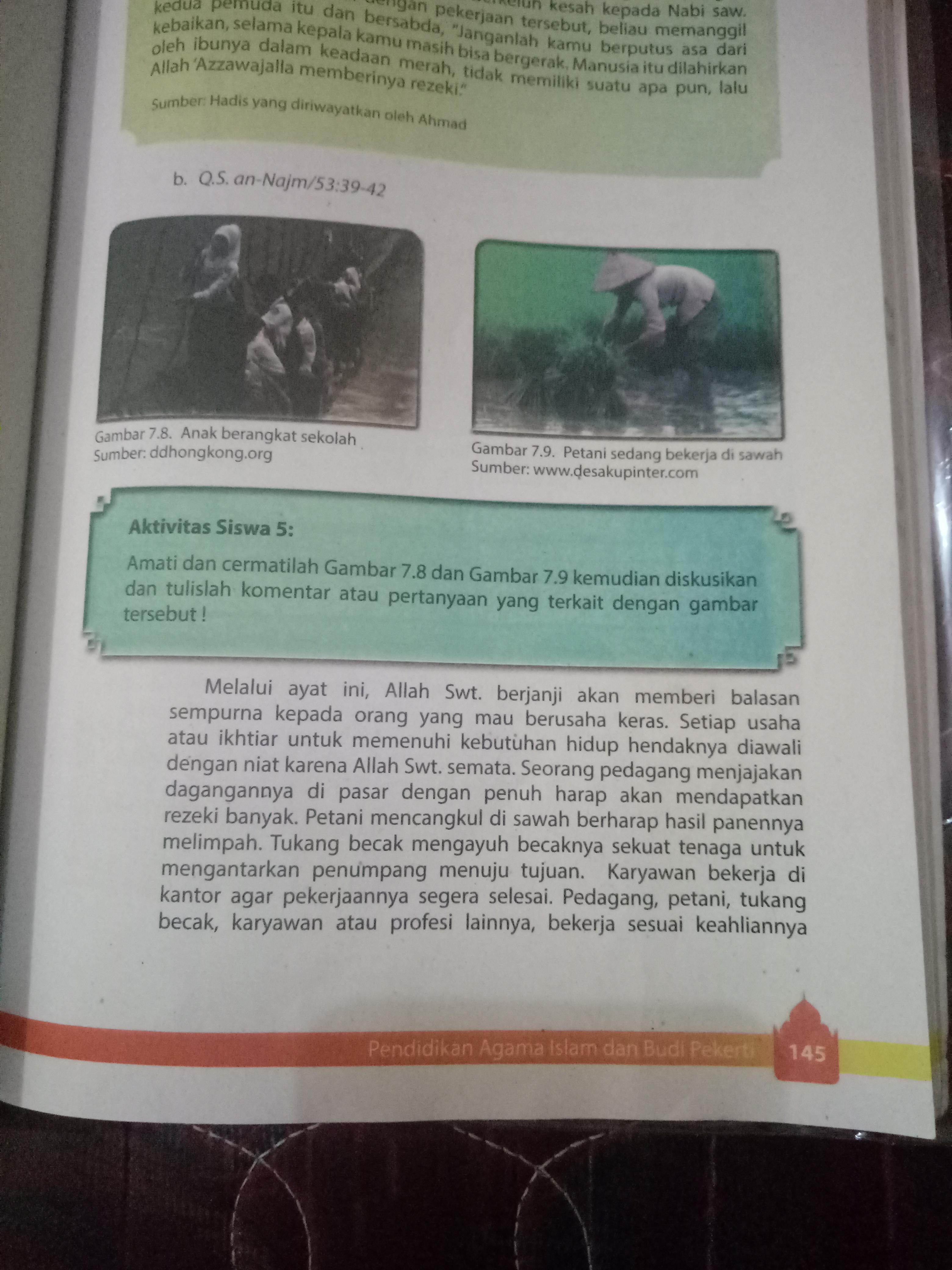 Detail Buku Paket Agama Kelas 5 Nomer 51