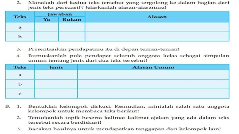 Detail Buku Paket Bahasa Indonesia Kelas 8 Semester 1 Nomer 27