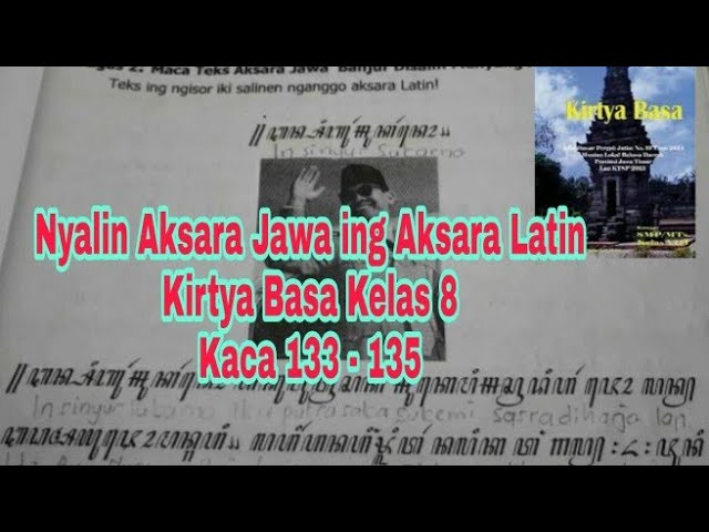 Detail Buku Paket Bahasa Jawa Kirtya Basa Kelas 8 Nomer 11