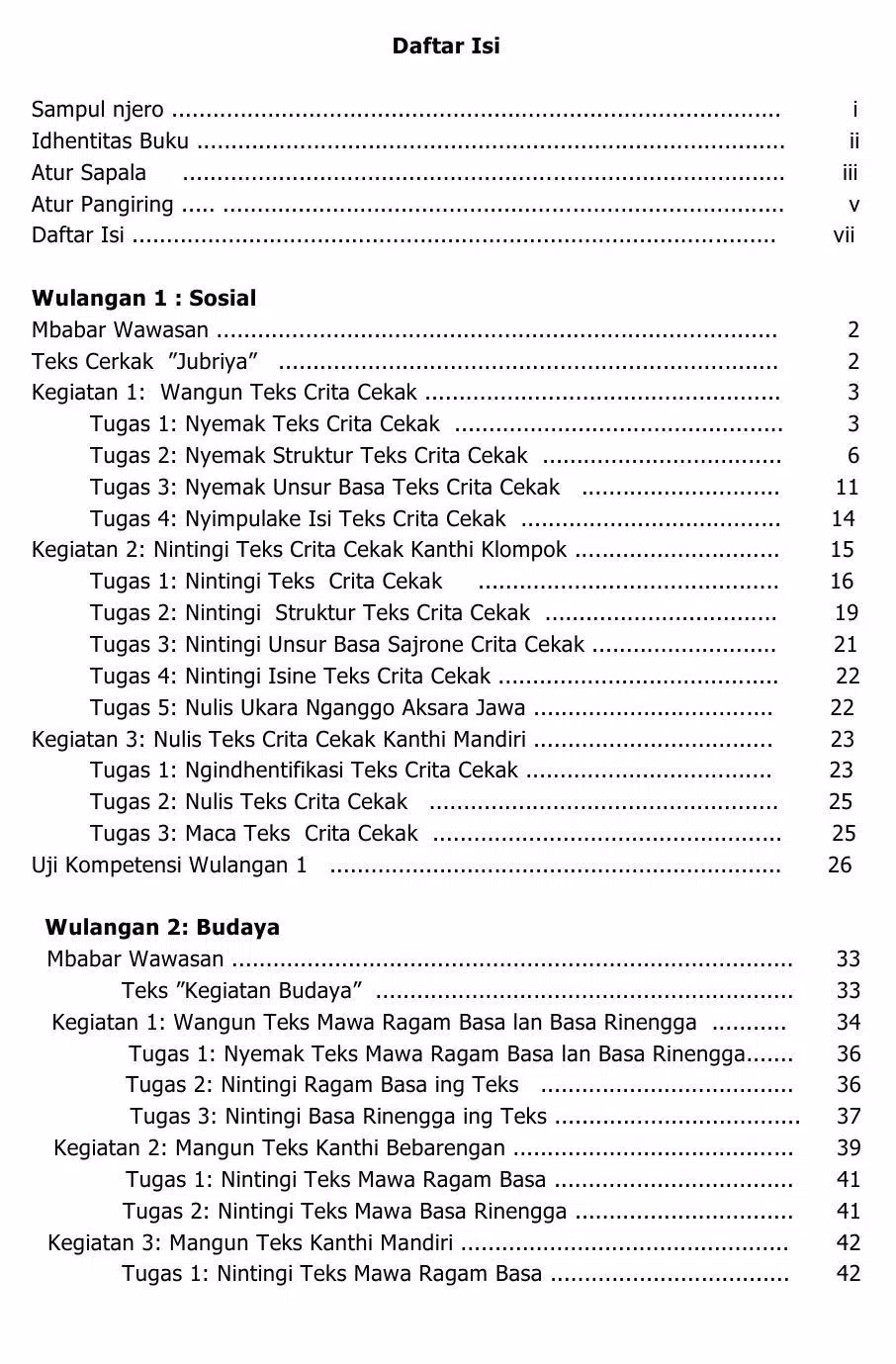 Detail Buku Paket Bahasa Jawa Kirtya Basa Kelas 8 Nomer 7