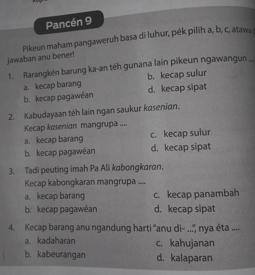 Detail Buku Paket Bahasa Sunda Kelas 8 Nomer 23