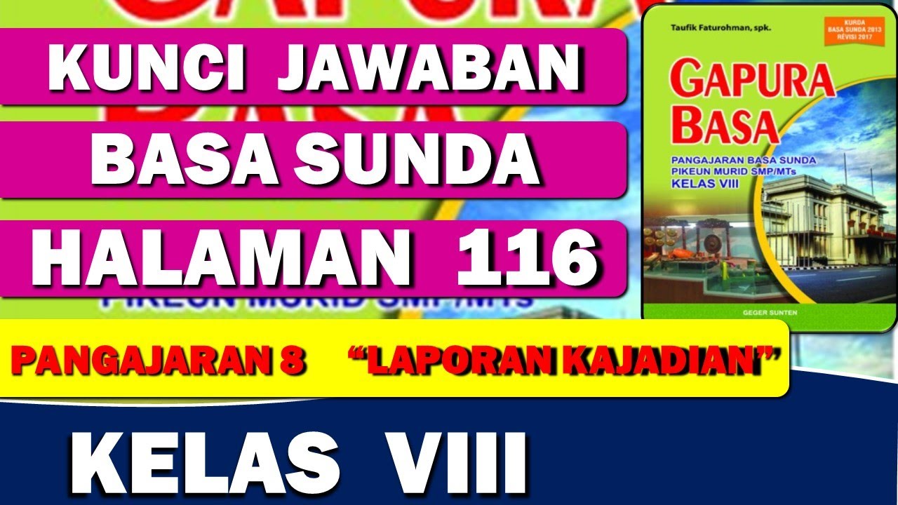 Detail Buku Paket Bahasa Sunda Kelas 8 Nomer 27