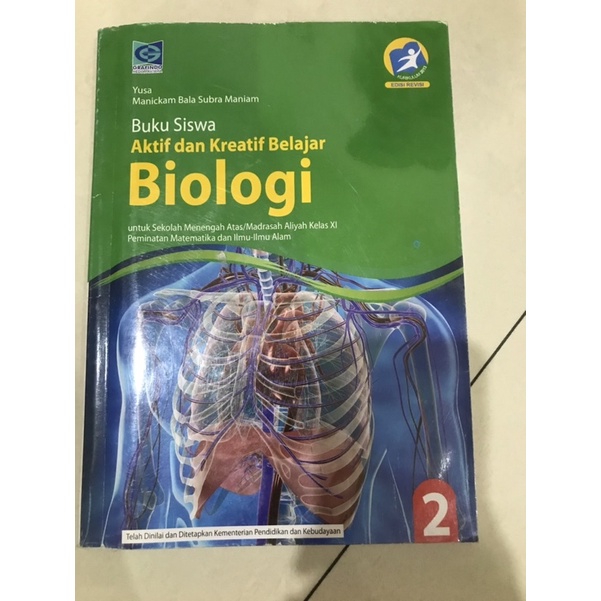 Detail Buku Paket Biologi Kelas 11 Kurikulum 2013 Revisi Nomer 37