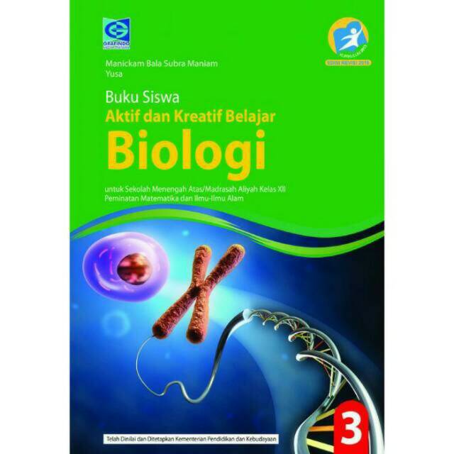 Detail Buku Paket Biologi Kelas 12 Kurikulum 2013 Nomer 6