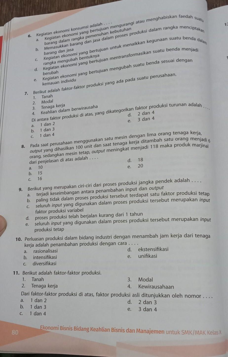 Detail Buku Paket Ekonomi Kelas 10 Nomer 50