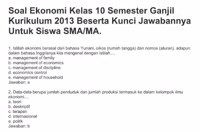 Detail Buku Paket Ekonomi Kelas 10 Kurikulum 2013 Nomer 34