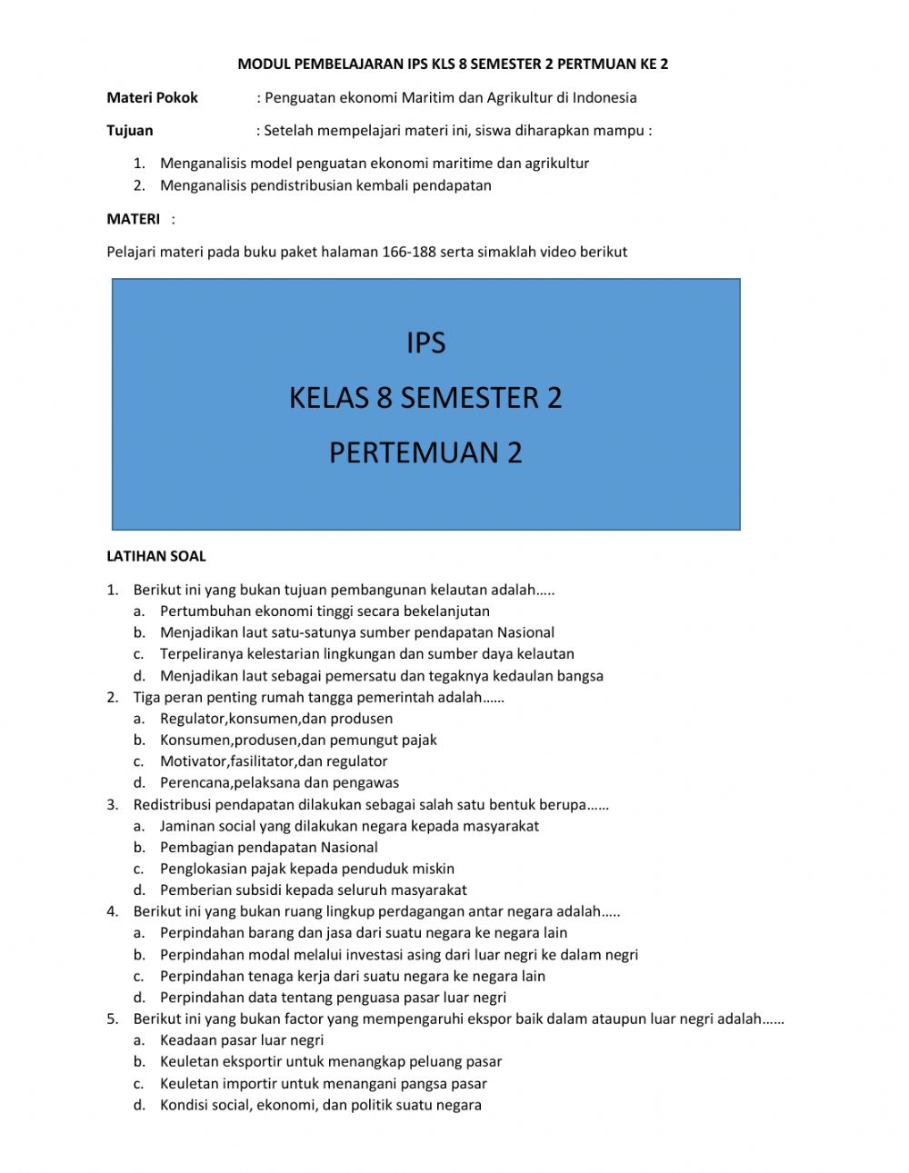 Detail Buku Paket Ips Kelas 8 Nomer 50