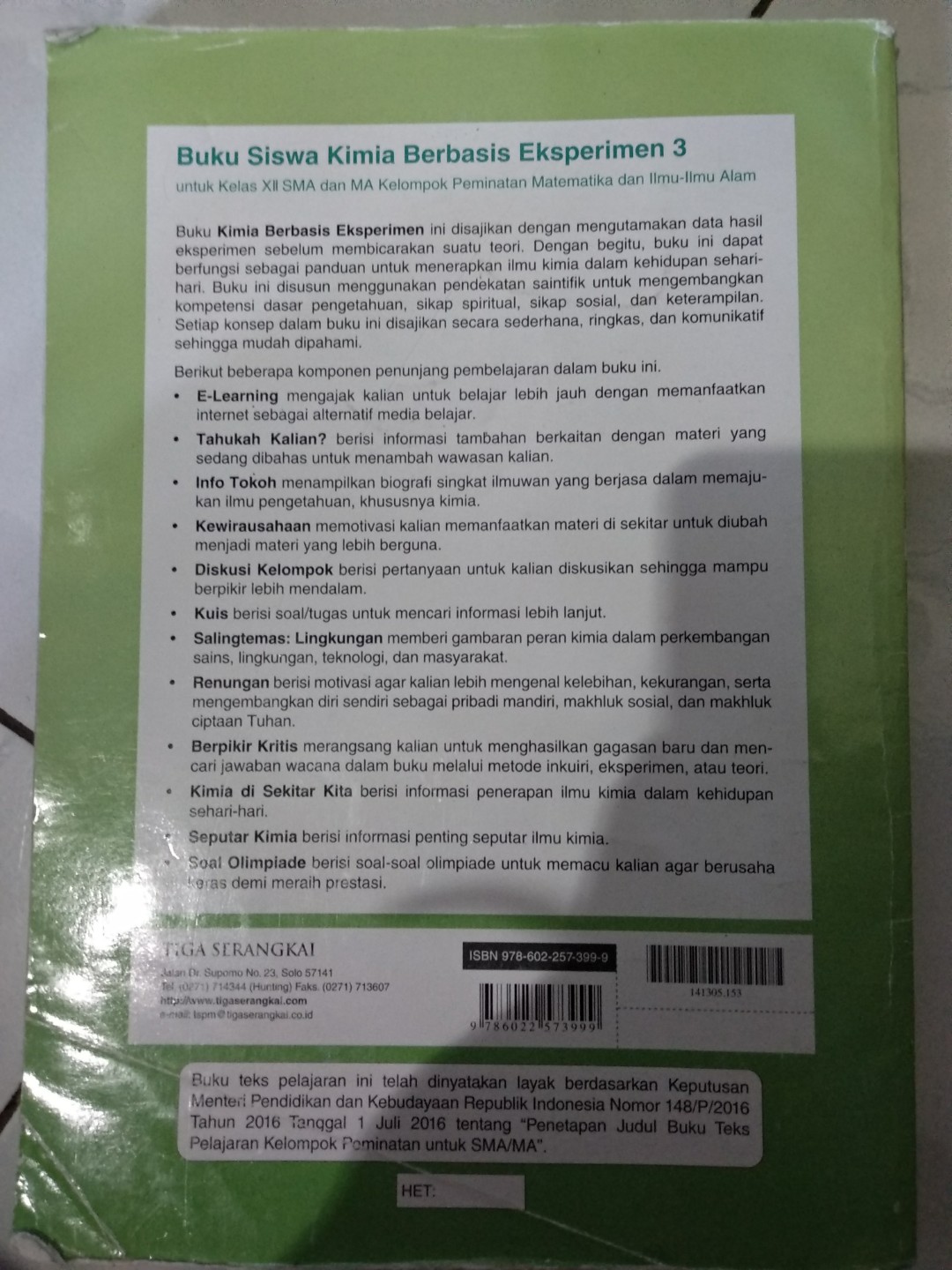 Detail Buku Paket Kimia Kelas 12 Nomer 47