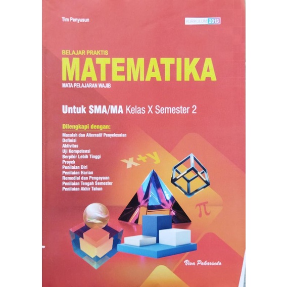 Detail Buku Paket Matematika Kelas 10 Semester 2 Nomer 2