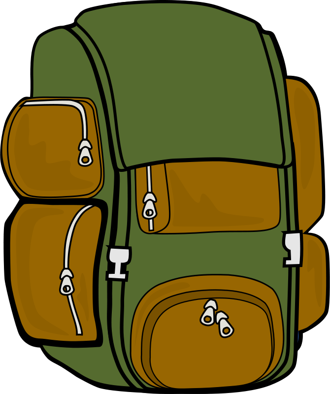 Detail Clipart Backpacker Nomer 7