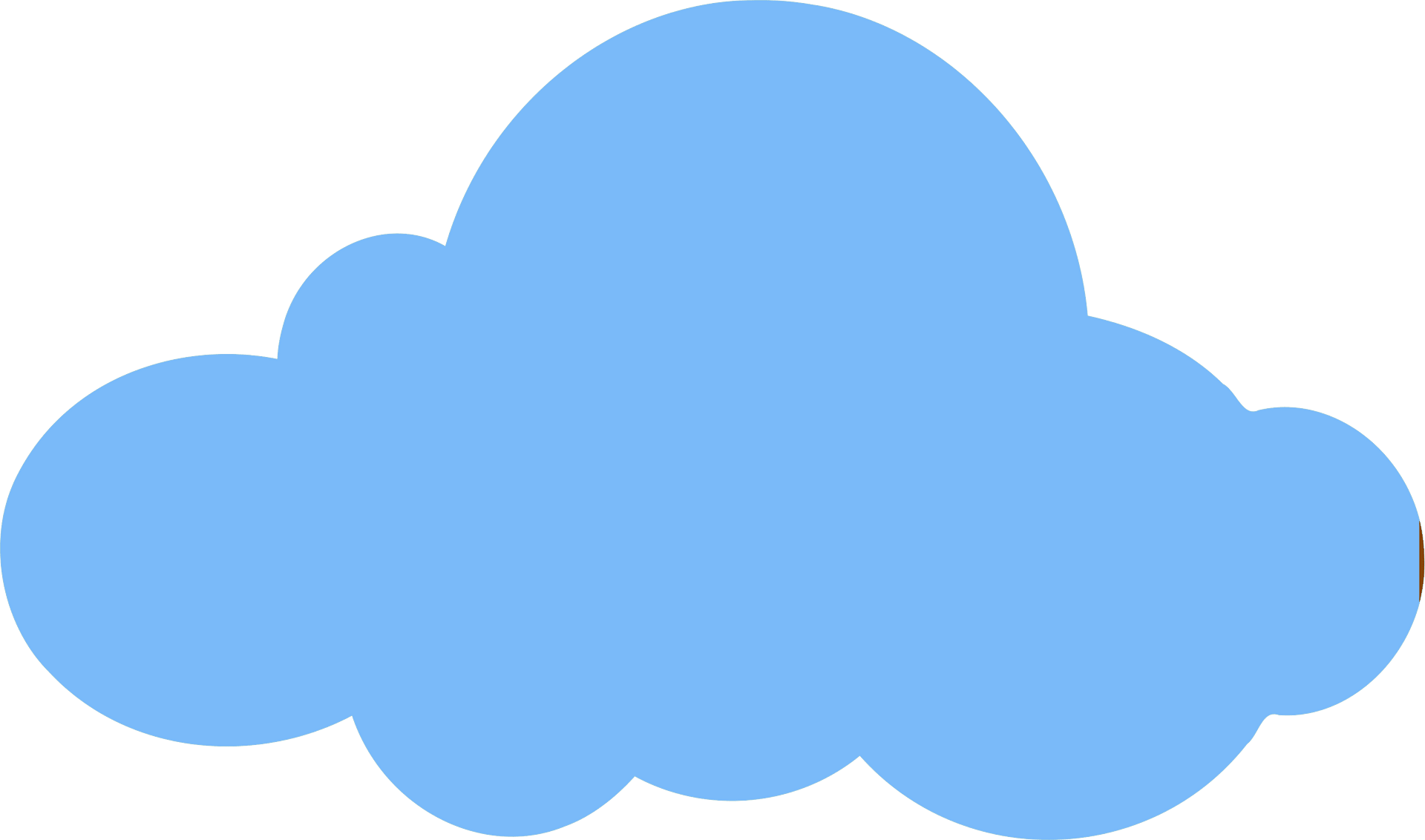 Detail Cliparts Clouds Nomer 23