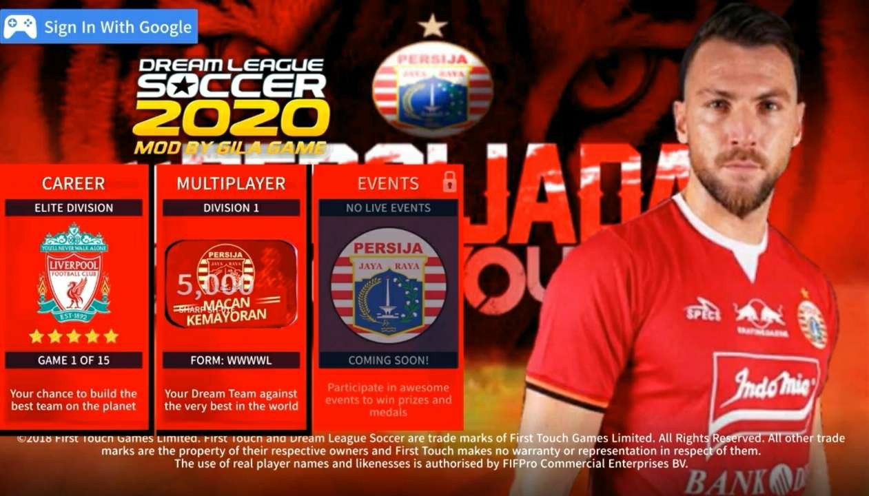 Detail Download Logo Dream League Soccer 2019 Persija Nomer 40