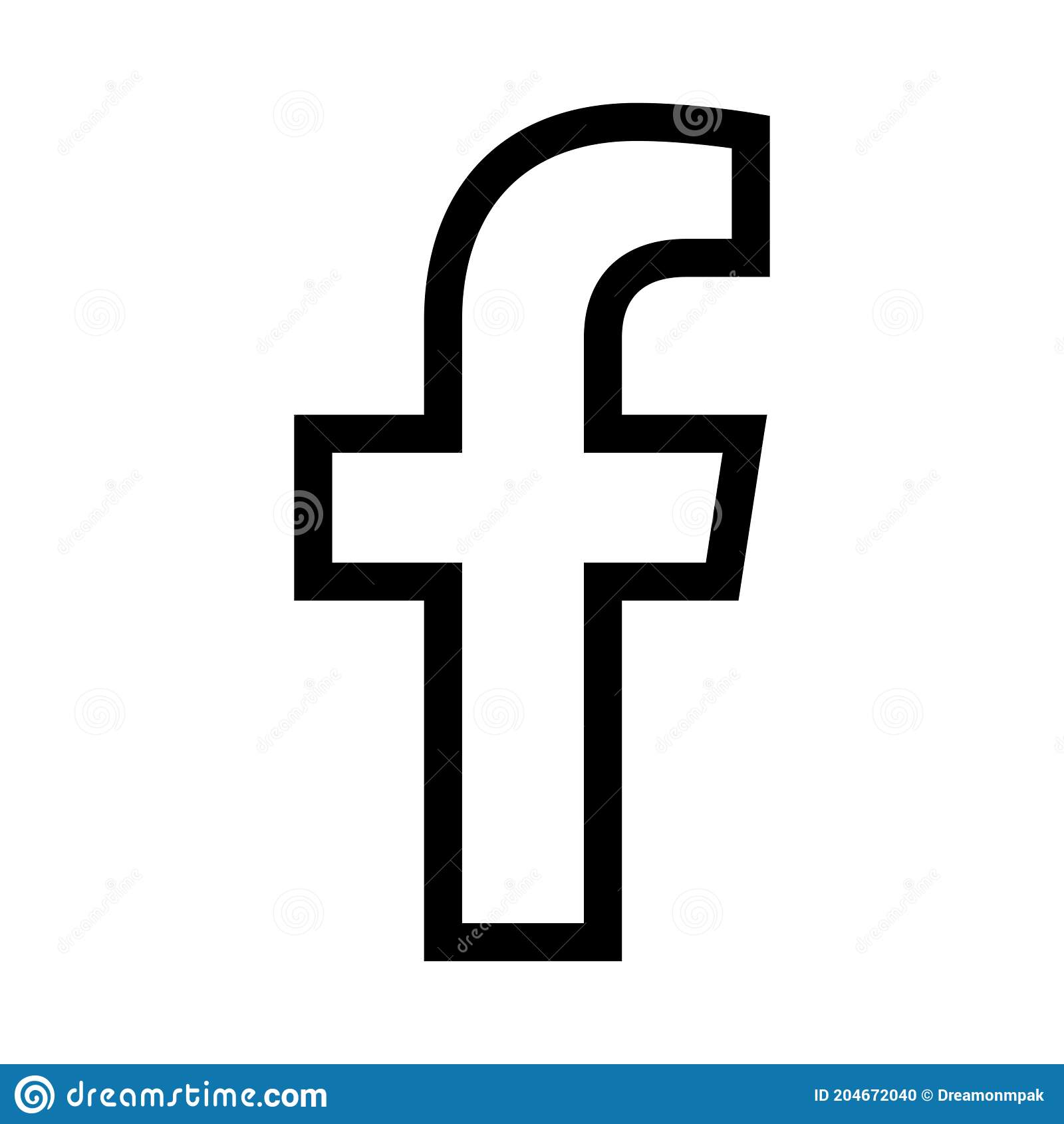 Detail Download Logo Facebook Hitam Putih Nomer 18
