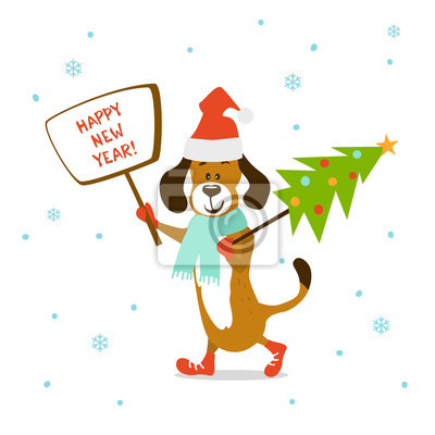 Detail Happy New Year Hund Nomer 7